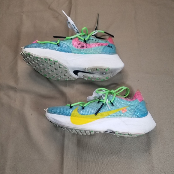 Off-White Nike Vapor Street Polarized Blue 2019 Sneakers Size 6.5 - Picture 5 of 11